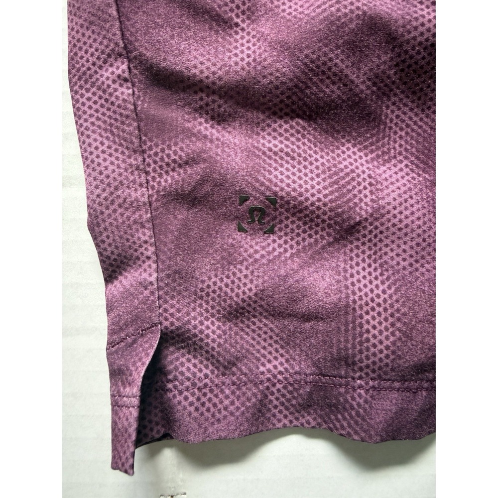 Men's Lululemon Channel Cross 7" Inch Lined Swim Shorts Plum Mesh Size Medium - Picture 5 of 10